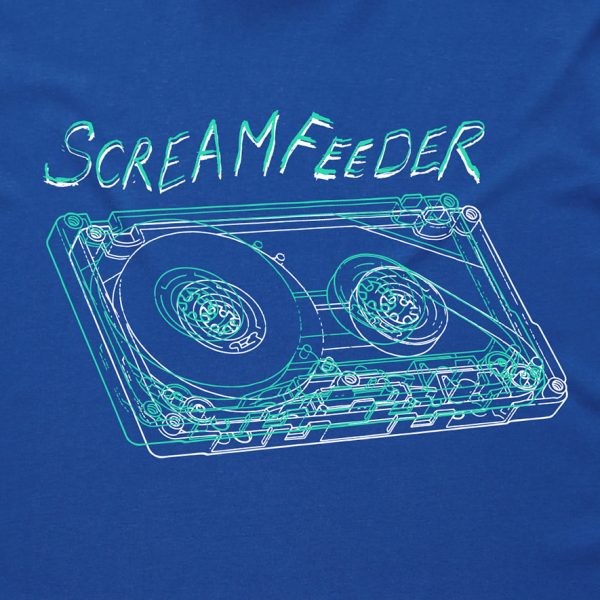 Screamfeeder T Shirt Blue