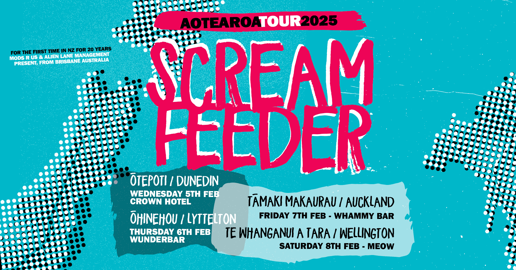 Screamfeeder NZ 2025