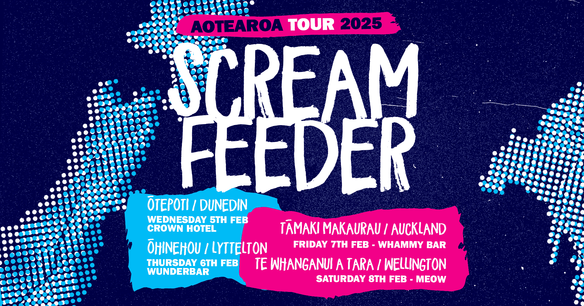 Screamfeeder NZ Tour 2025